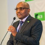 KCB Group CEO, Paul Russo addressing the media during a past event.