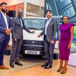 (From left) CFAO Mobility Kenya General Manager, Suzuki, Mercedes & VW - Idrissa Diagne, National Transport and Safety Authority, Director General - Nashon Kondiwa, CFAO Mobility Kenya Managing Director - Arvinder Reel and Suzuki Brand Manager, Juliana Wakwoo during the unveiling of the new Suzuki Models Super Carry, Eeco and Across which are designed to provide Kenyans with affordable, fuel-efficient, and accessible mobility solutions.