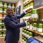 Dr. James Mwangi, Equity Group Managing Director and CEO,Equity Group Holdings, at the launch of Kenyan Tea in Paris, France